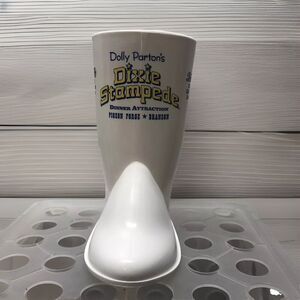 2016 Collector Series Dolly Parton Dixie Stampede Pepsi Cola Plastic Boot Mug